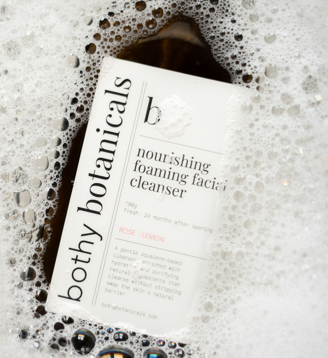 nourishing foaming facial cleanser